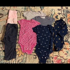 8 PC 9mos infant girl bundle